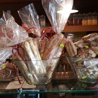 Bakery items for sale at Ugata Bakery in Kibbutz Kineret