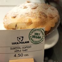 Apple tart at Luca Polare in Tbilisi