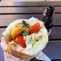 Döner with antipasti  at Mein Doner und Co in Kiel