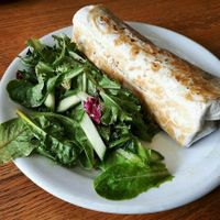 Breakfast burrito! My favorite brunch menu item.  at D-Beatstro in Toronto