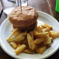 Back to Basics Burger at D-Beatstro in Toronto