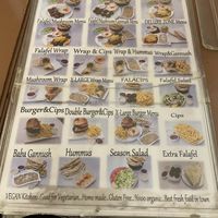 menu   at Falafel Zone in Istanbul