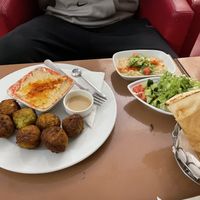 plate  at Falafel Zone in Istanbul