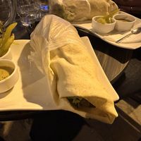 Falafel wrap  at Falafel Zone in Istanbul