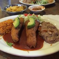 chile rellenos  at La Salita in Albuquerque
