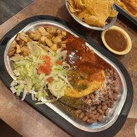 vegan huevos rancheros  at La Salita in Albuquerque