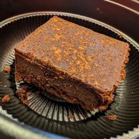 Vegan Chocolate cheesecake dessert at La Salita in Albuquerque