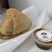 Chana Masala samosa   at Vegan Supply in Vancouver