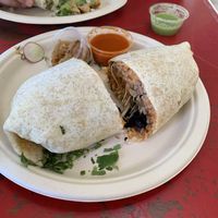  Vegan jackfruit carnitas burrito  at Gringo A Go Go in Raleigh
