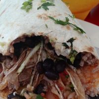 Vegan beef burrito at Gringo A Go Go in Raleigh
