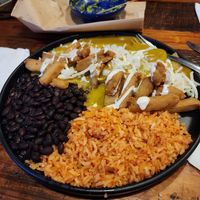 Special with vegan chicken at Gringo A Go Go in Raleigh