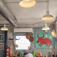 Back wall at Gringo A Go Go in Raleigh