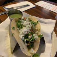 Nopales taco. The sauce was delicious. The nopales were so good that I just ate the filling and left the tortilla behind.  at Gringo A Go Go in Raleigh