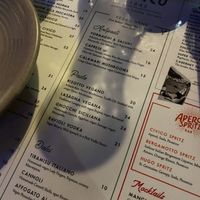 Vegan menu  at Civico 1845 in San Diego