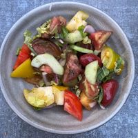 Pomodoro salad  at Civico 1845 in San Diego