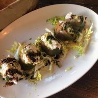 Caprese salad with heirloom tomatoes and rice-milk mozzarella at Civico 1845 in San Diego