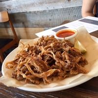MUSHOOM “CALAMARI” - Breaded & Fried Oyster Mushrooms, Served with Arrabbiata Sauce

Follow @mrvegan_in_sandiego for more delicious vegan food photos. 
 at Civico 1845 in San Diego