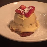 Strawberry cake at Civico 1845 in San Diego