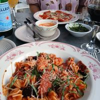 Vegan Fusilli Del Sud and Ravioli Di Carne at Civico 1845 in San Diego