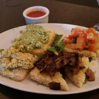 VEGAN QUATTRO BRUSCHETTE
Mix of four Bruschetta: Tomato, Artichoke, Castelvetrano Olives Pate, Caponata at Civico 1845 in San Diego