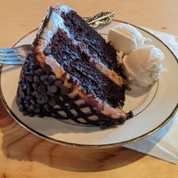 Peanut Butter Chocolate Cake at The Burrowing Owl in Colorado Springs