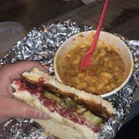 Sloppy Mac half order and pb j bacon sandwich  at The Burrowing Owl in Colorado Springs