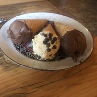 Chocolate and traditional cannolis  at The Burrowing Owl in Colorado Springs