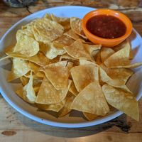 chips and salsa at The Burrowing Owl in Colorado Springs