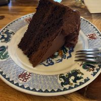 Double chocolate cake  at The Burrowing Owl in Colorado Springs