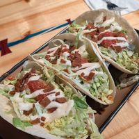 Chicken bacon tacos at The Burrowing Owl in Colorado Springs