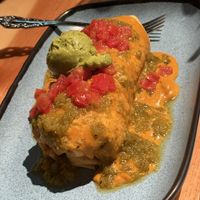 Special chimichanga- ginormous!   at The Burrowing Owl in Colorado Springs