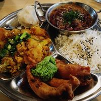 Thali   at Ahimsa Vegan Restaurant and Club in Wroclaw