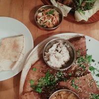 Sizzler od the month and onion dosa at Ahimsa Vegan Restaurant and Club in Wroclaw