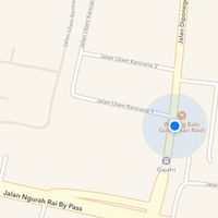 location at Mai3 Cafe and Resto Vegan in Denpasar