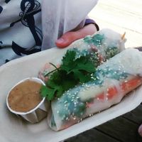 Spring rolls at Heartwood by the Sea in Halifax