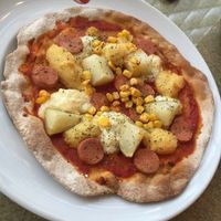 Pizza I have eaten in devadeva cafe at DevaDeva Cafe in Tokyo