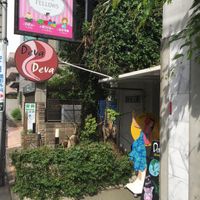 Outside view at DevaDeva Cafe in Tokyo