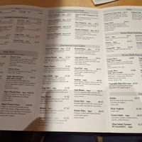 Menu at Sagar Vegan & Vegetarian Restaurant - Hammersmith in West London