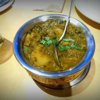 One of many vegan types of curry on the menu at Sagar Vegan & Vegetarian Restaurant - Hammersmith in West London