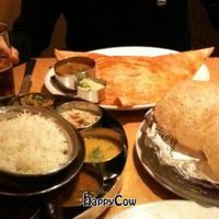 Masala Dosa and Thali - yum at Sagar Vegan & Vegetarian Restaurant - Hammersmith in West London