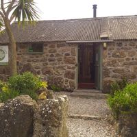 Front of Apple Tree Vegan Friendly Cafe at Apple Tree Cafe in Trevescan