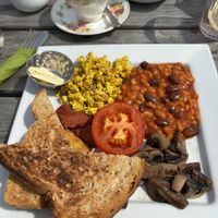 Full breakfast- delicious!  at Apple Tree Cafe in Trevescan