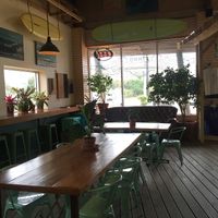 inside the cafe  at Finn's Island Style Grub in Panama City Beach