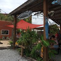 part of the seating area outside  at Finn's Island Style Grub in Panama City Beach