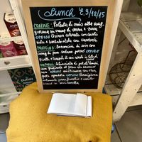 Lunchtime menu  at Fram Cafe in Bologna