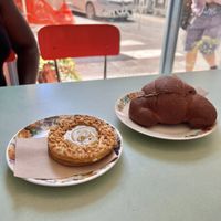 That pistachio cookie was to die for. So fresh  at Fram Cafe in Bologna