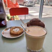 Shakerato - the wonderful creamy Italian coffee   at Fram Cafe in Bologna