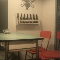 An inside view  at Fram Cafe in Bologna