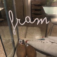 Their name and logo?  at Fram Cafe in Bologna