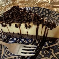 Orange chocolate cheesecake   at Fram Cafe in Bologna